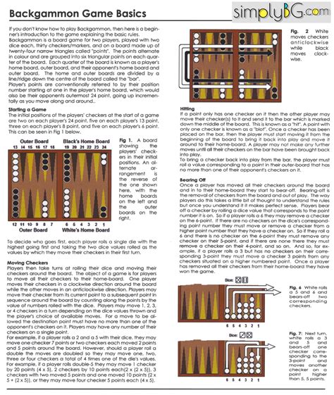 backgammon game instructions.